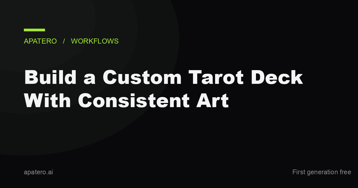 A spread of custom tarot cards sharing one consistent art style across the whole deck